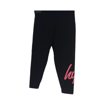mustat leggingsit logolla