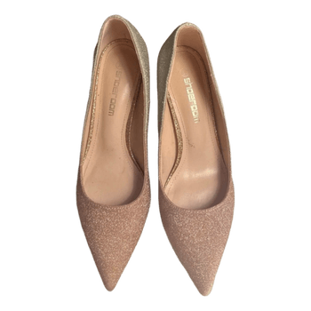 Ombre glitter heels