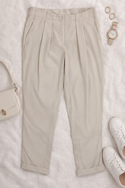 Beige Silvian Heach trousers