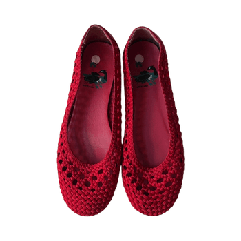 Vintage crochet ballerinas 