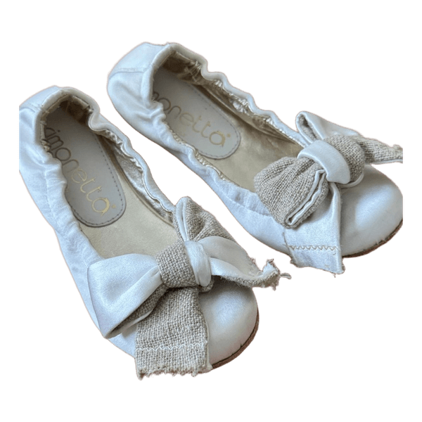 Valkoiset Simonetta ballerinat