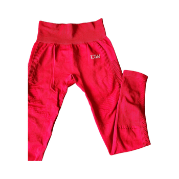ICIW punaiset seamless treenileggingsit