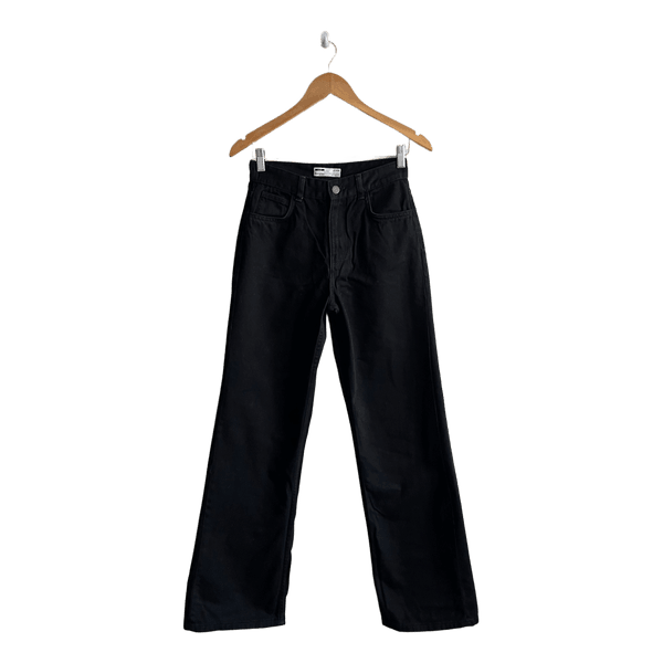 Black Bershka wide jeans