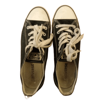 Black Converse sneakers