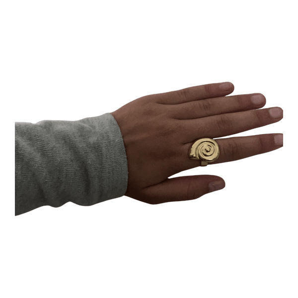 Guld snegle ring