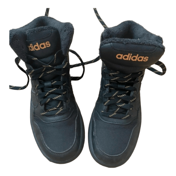 Mustat Adidas korkeavartiset tennarit koko 37,5 pohjalliset 23,5cm
