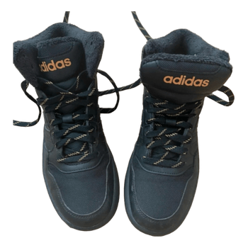 Mustat Adidas korkeavartiset tennarit koko 37,5 pohjalliset 23,5cm