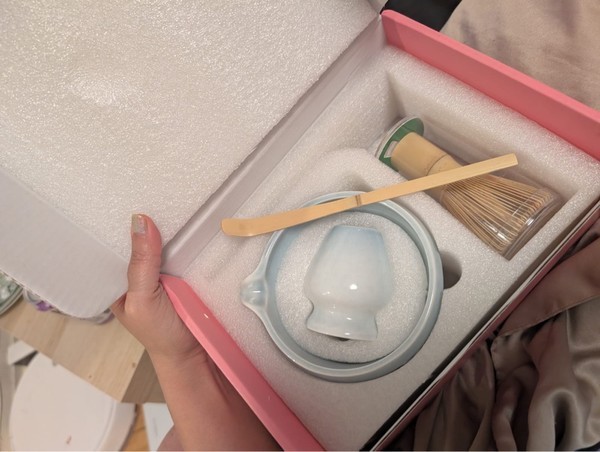 Ceramic matcha tea set