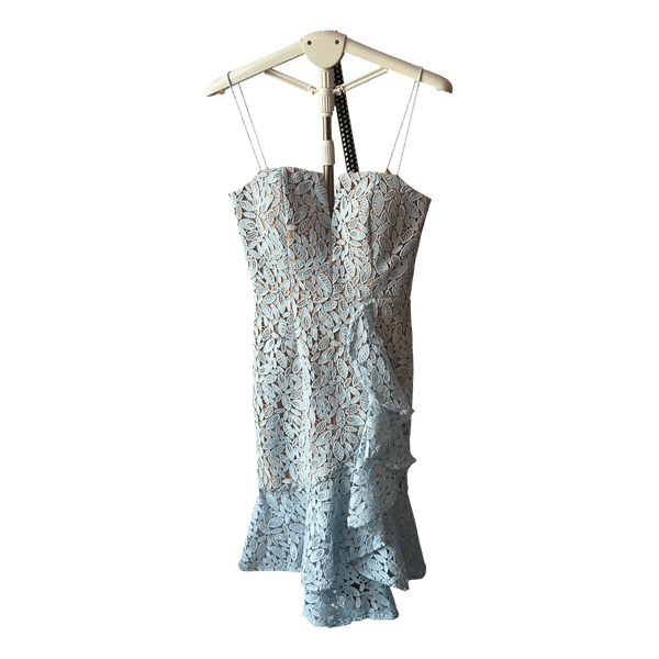 Light blue lace dress