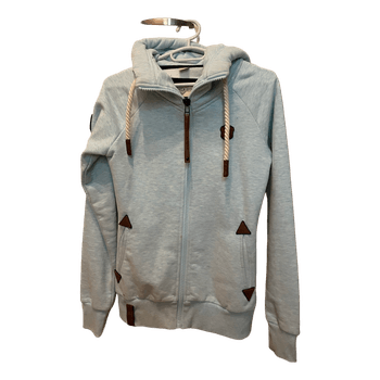 Vaaleansininen Naketano vetoketjuhuppari