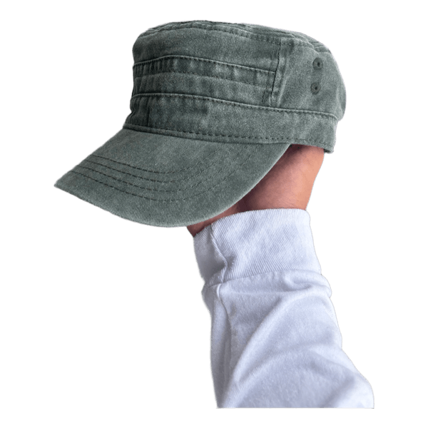 Khaki retro kasket