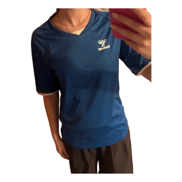 Blå Hummel trænings t-shirt
