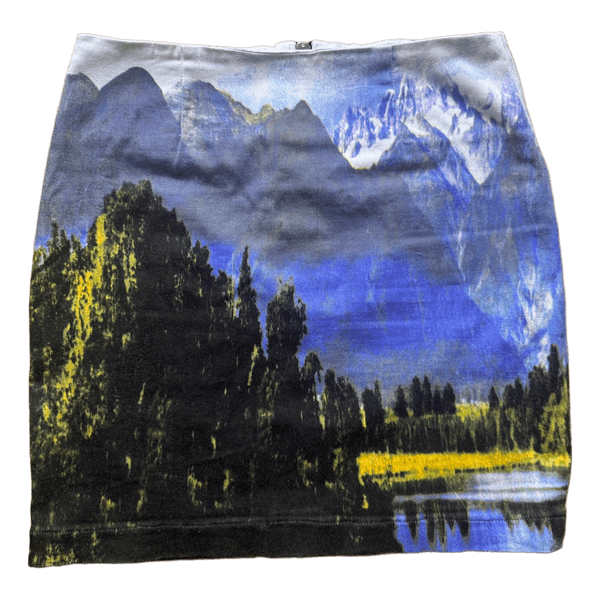 Motel Rocks mountain print skirt
