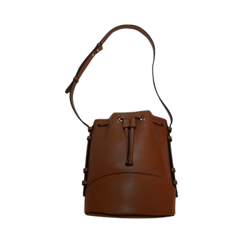 Mango ruskea bucket-laukku