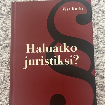 Kirja: Haluatko juristiksi? 