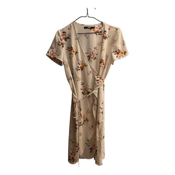 Floral wrap dress