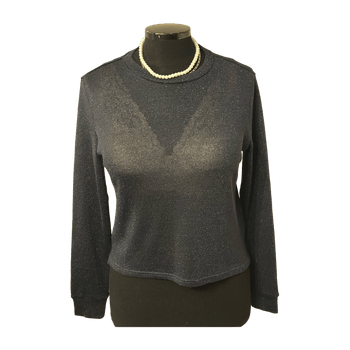 Navy long-sleeved top