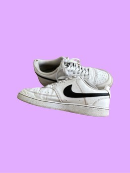 Nike white black sneakers