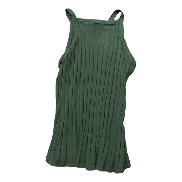 Grøn ribstrikket Shein top