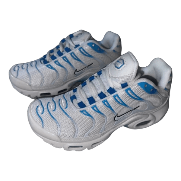Sneaker in Weiß und Blau