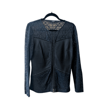 Guess black lace top