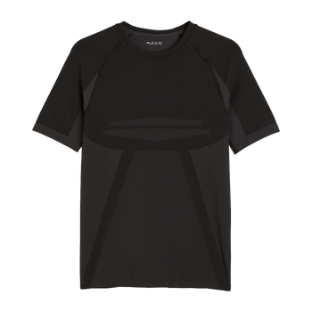 Black seamless training top