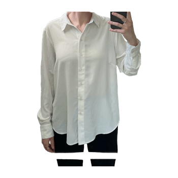 H&M valkoinen kauluspaita 