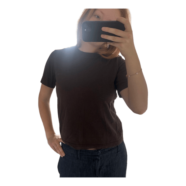 Mørkebrun t-shirt