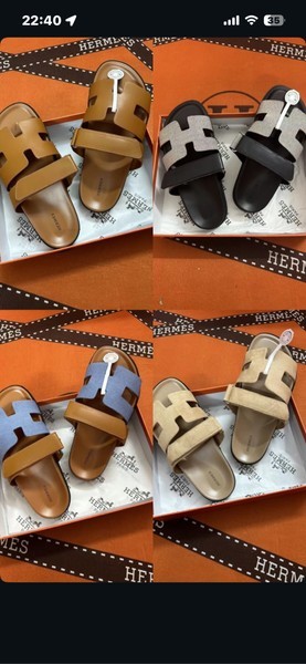 Hermes leather sandals