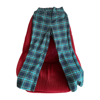 Plaid trousers 