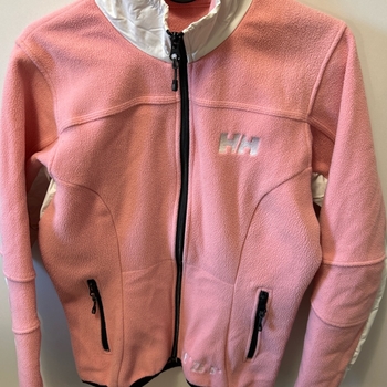 Pink fleece zip jacket