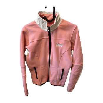 Pink fleece zip jacket