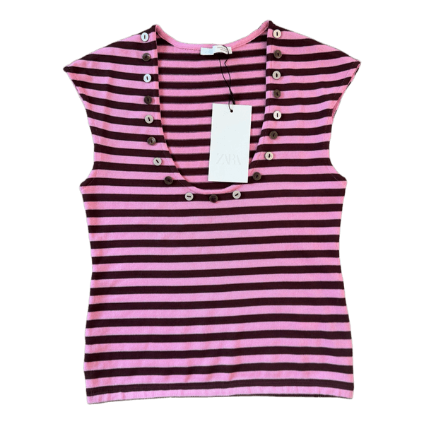 Zara stribet striktop