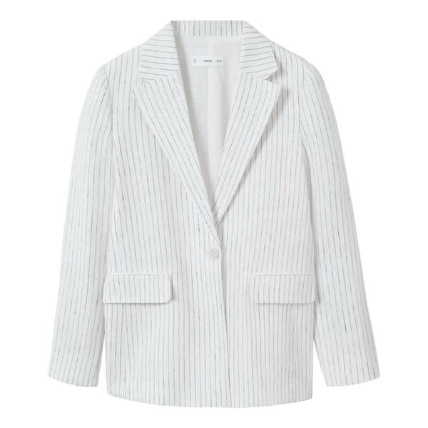 Mango stribet blazer