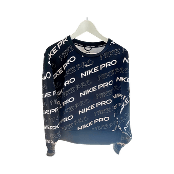 Musta Nike Pro collegepaita