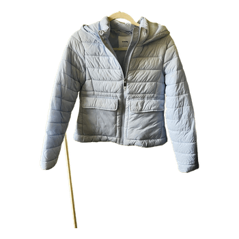 Light blue quilted jacket