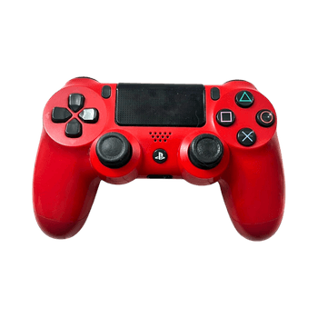 Red PlayStation 4 controller