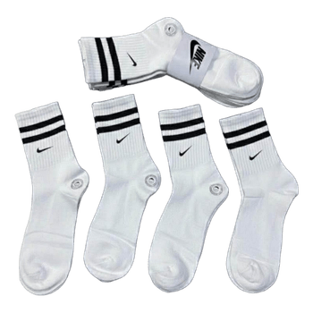 Nike white crew socks