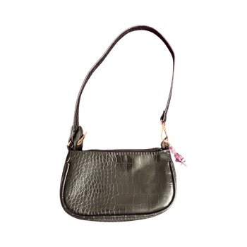 Leather black small bag 