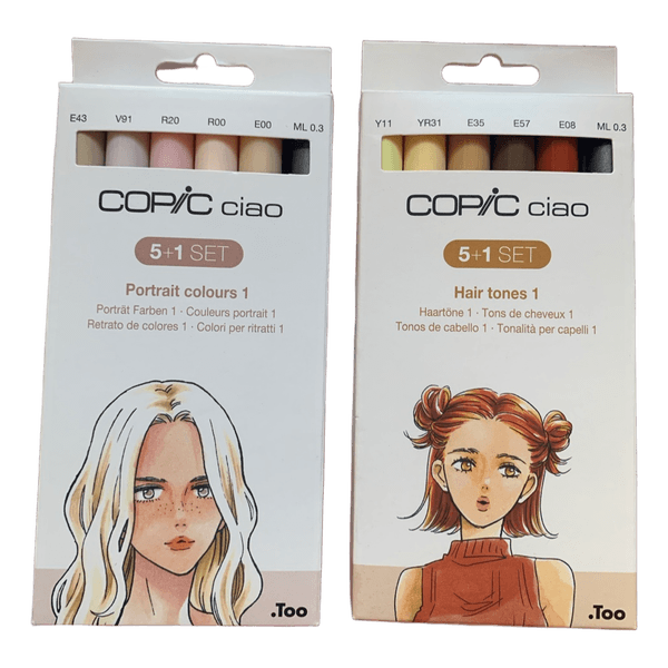 2x Copic ciao -tussisetti