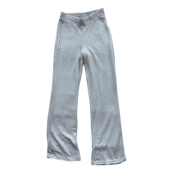 cream knit trousers
