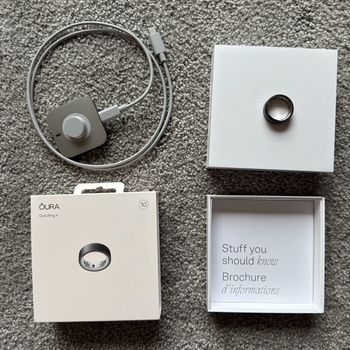 Oura Ring gen 4 (Stealth 10)