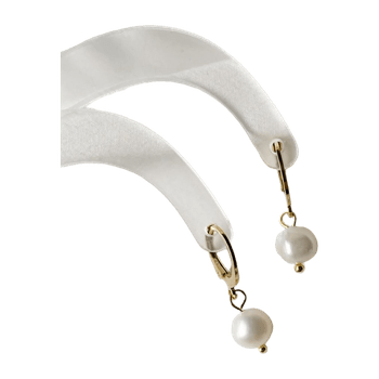 Ear rings 18k pearl jewelry