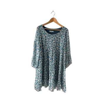 Peura sininen silkkimekko 