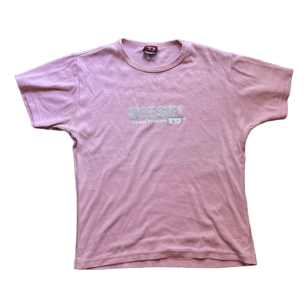 Vintage Diesel baby pink T-shirt