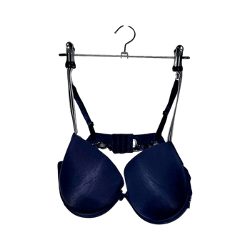 Navy blue padded bra