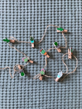 Decorative clothespins