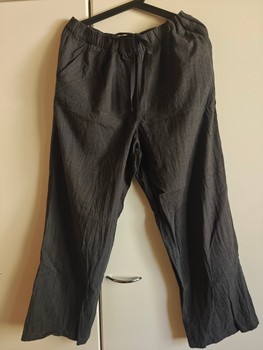 Grey cotton trousers