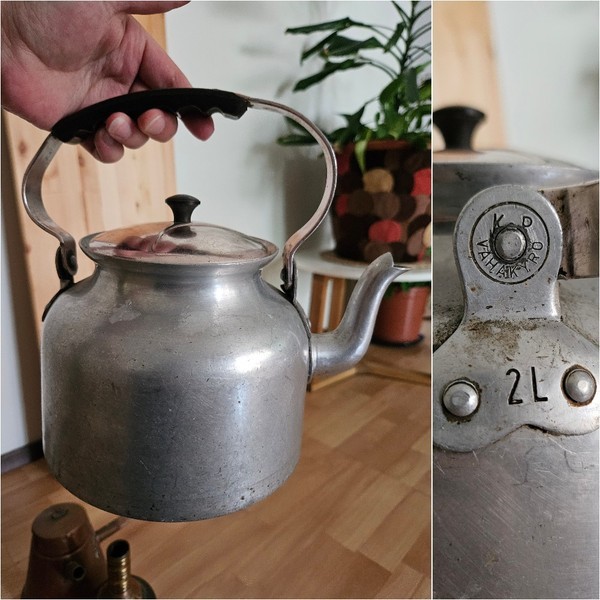 Vintage 2l Pannu alumiinipannu sisustus