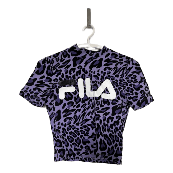 Fila purple leopard t-shirt